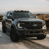 Ford Ranger Double Cab & Vw Amarok 2023 On - Egr Wind Deflectors External Fit - Dark Smoke