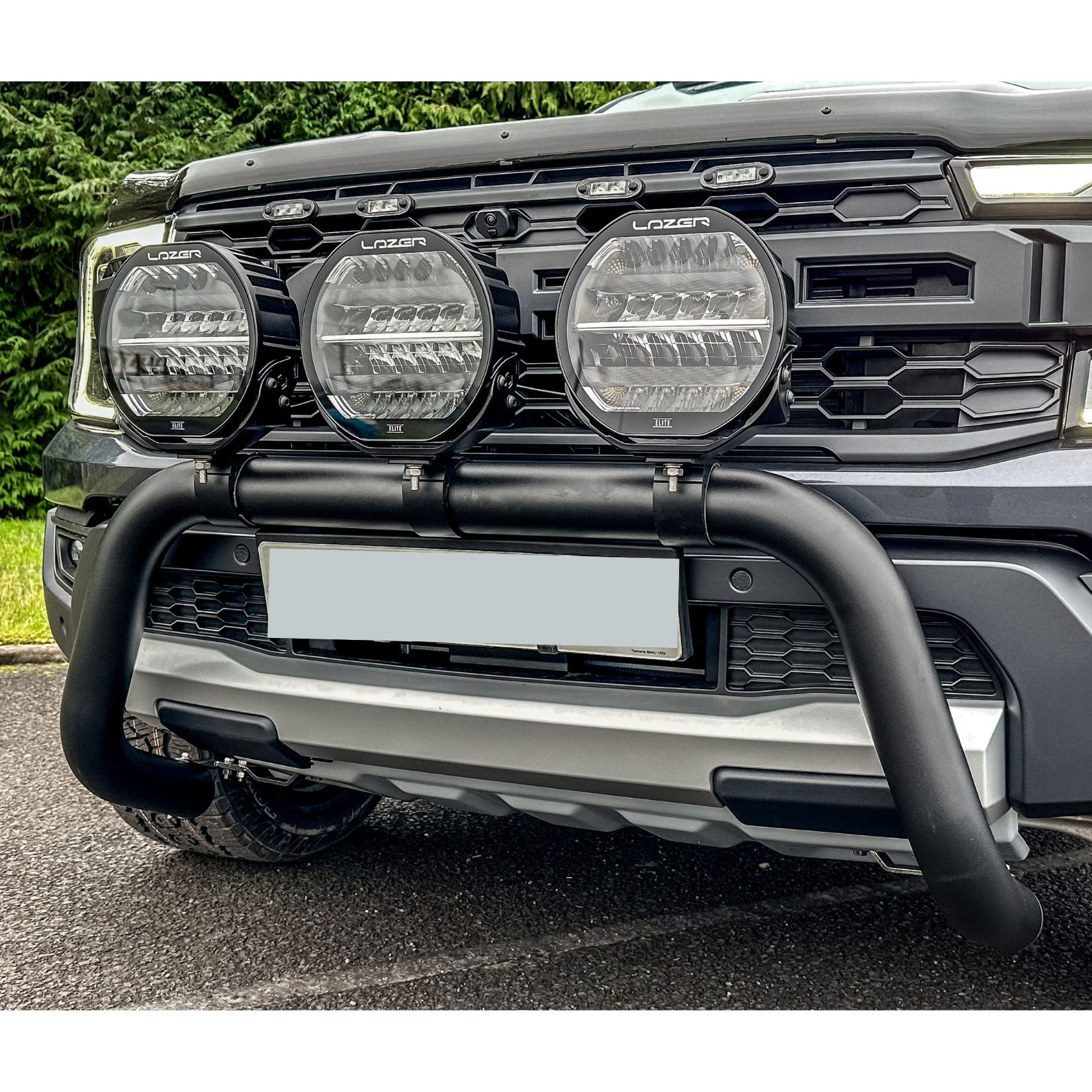 Ford Ranger Raptor 2022 On - Misutonida Ec Approved Front Bar - 76mm - Black