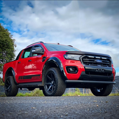 Ford Ranger T6 2016-2022 Stx Head Light Guards - Gloss Black - Pair