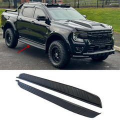 Ford Ranger T9 - 2023+ - Oem Style Running Boards - Side Steps Black Edition - Pair