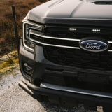 Ford Ranger T9 2023 On Double Deck V2 Black Powder Coat Front Spoiler Bar