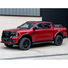 Ford Ranger T9 2023 On Single Deck Black Powder Coat Front Spoiler Bar