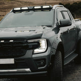 Ford Ranger T9 2023 On Stx Bonnet Guard Protector In Black