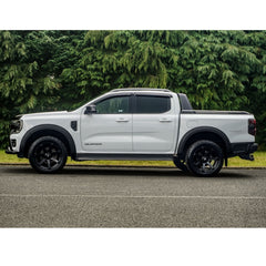 Ford Ranger Wildtrak 2023 On Double Cab STX V2 Wheel Arch Kit Smooth Look Matt Black Finish - 6 PCS