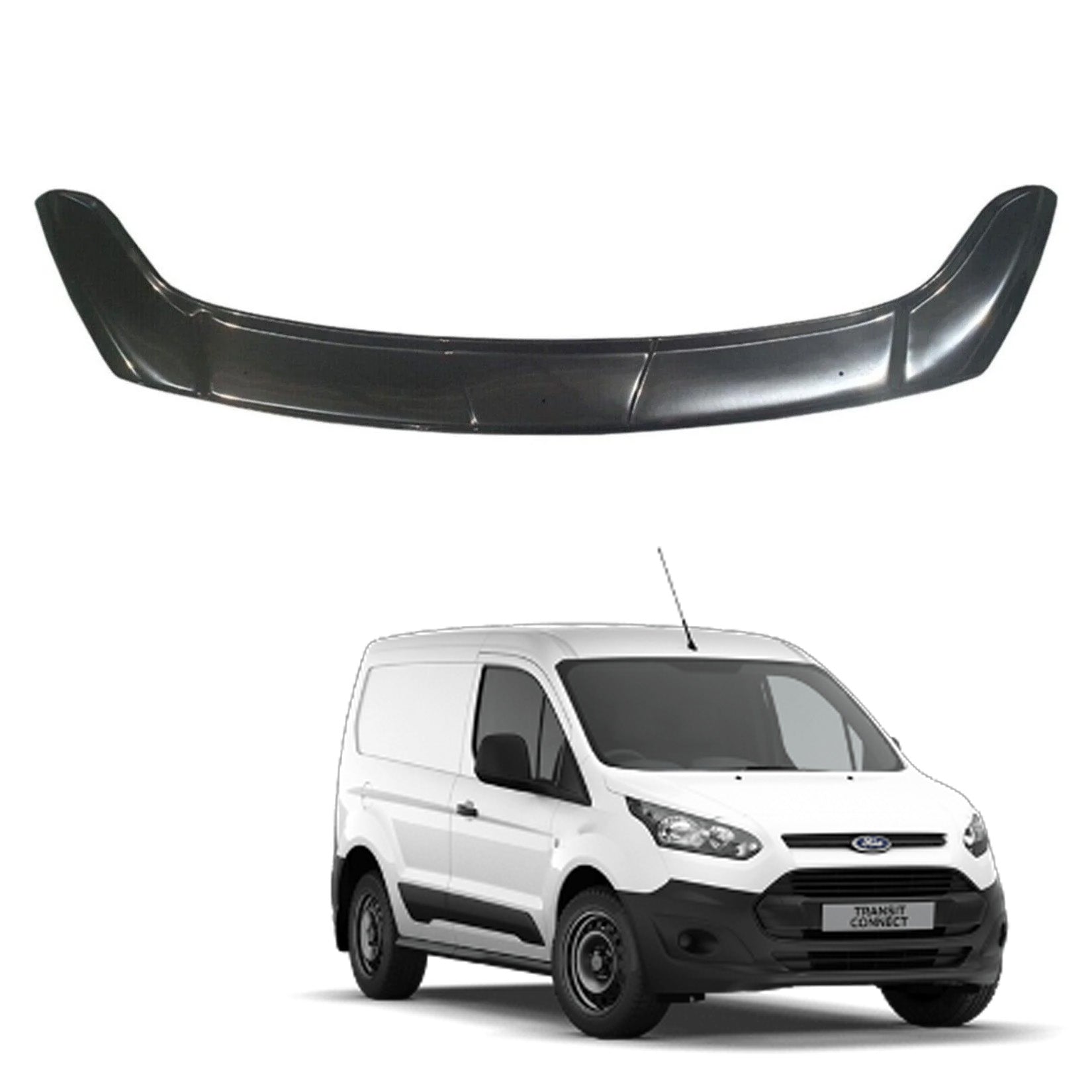 Ford Transit Connect 2014-2017 Stx Bonnet Guard Protector - Black