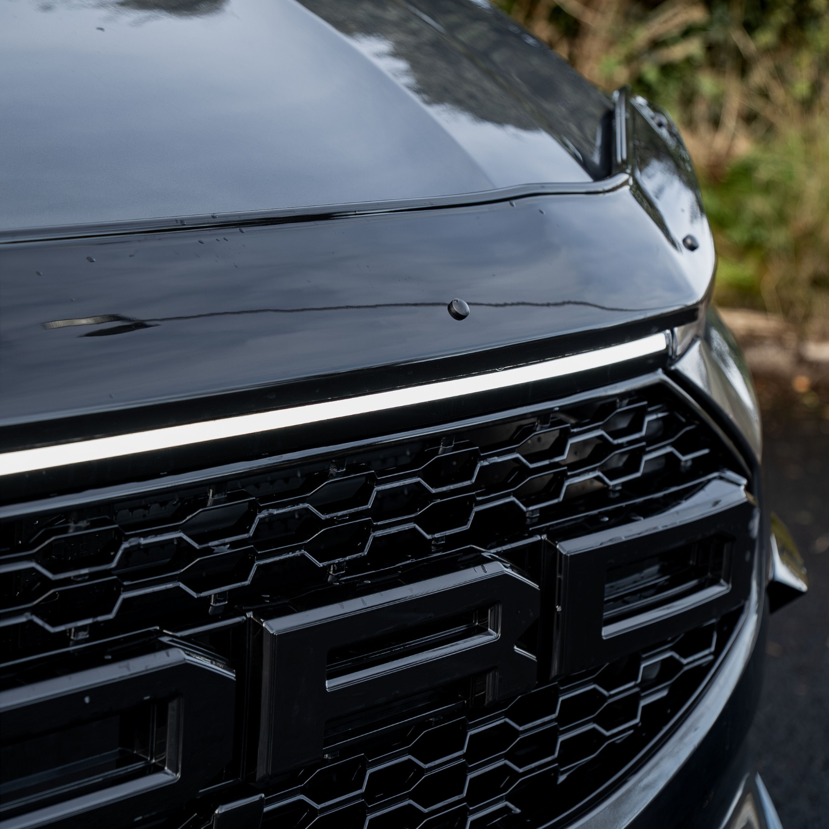 Ford Transit Custom 2023 On STX Bonnet Guard Protector – Black