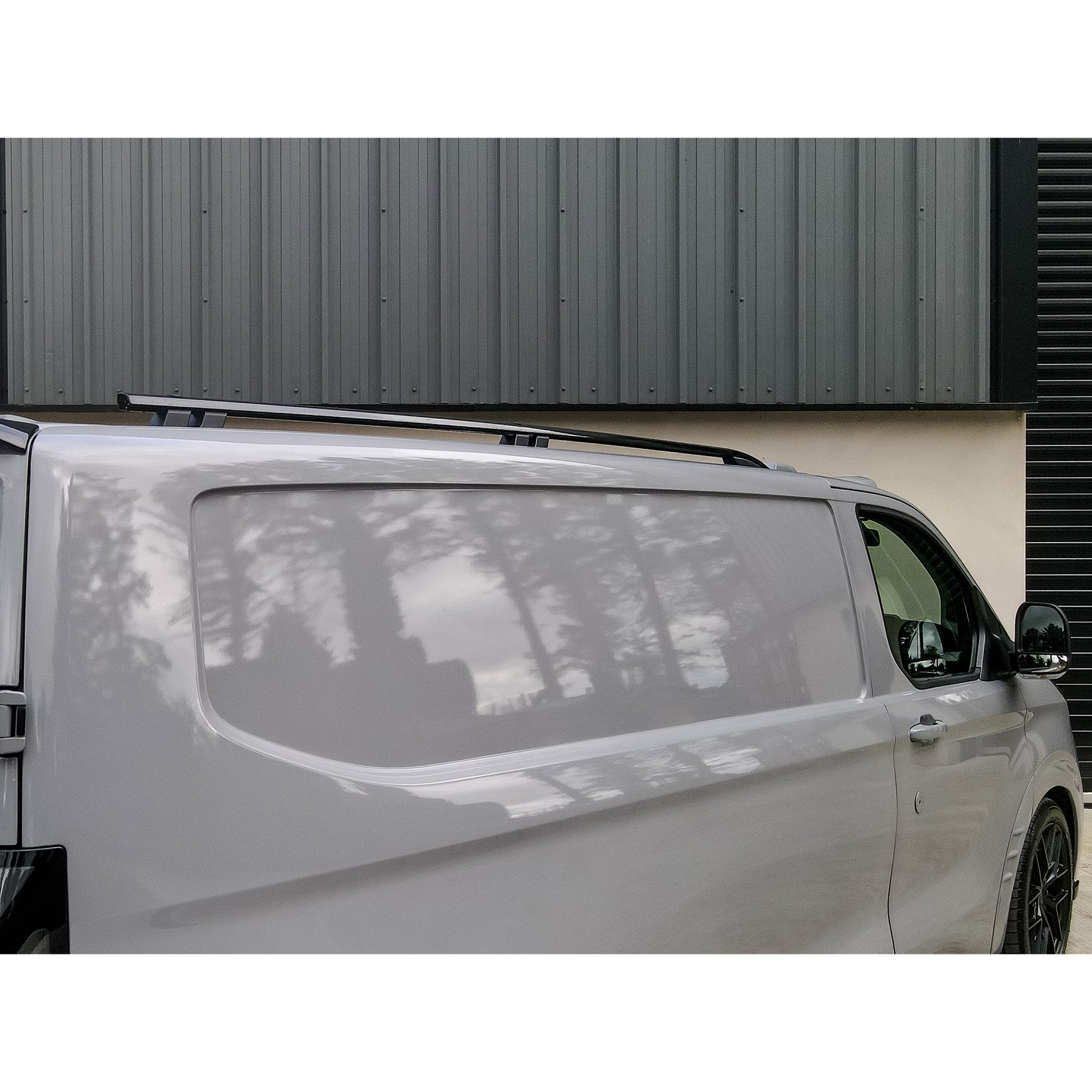 Ford Transit Custom 2024+ SWB Sport Style Roof Rails In Black