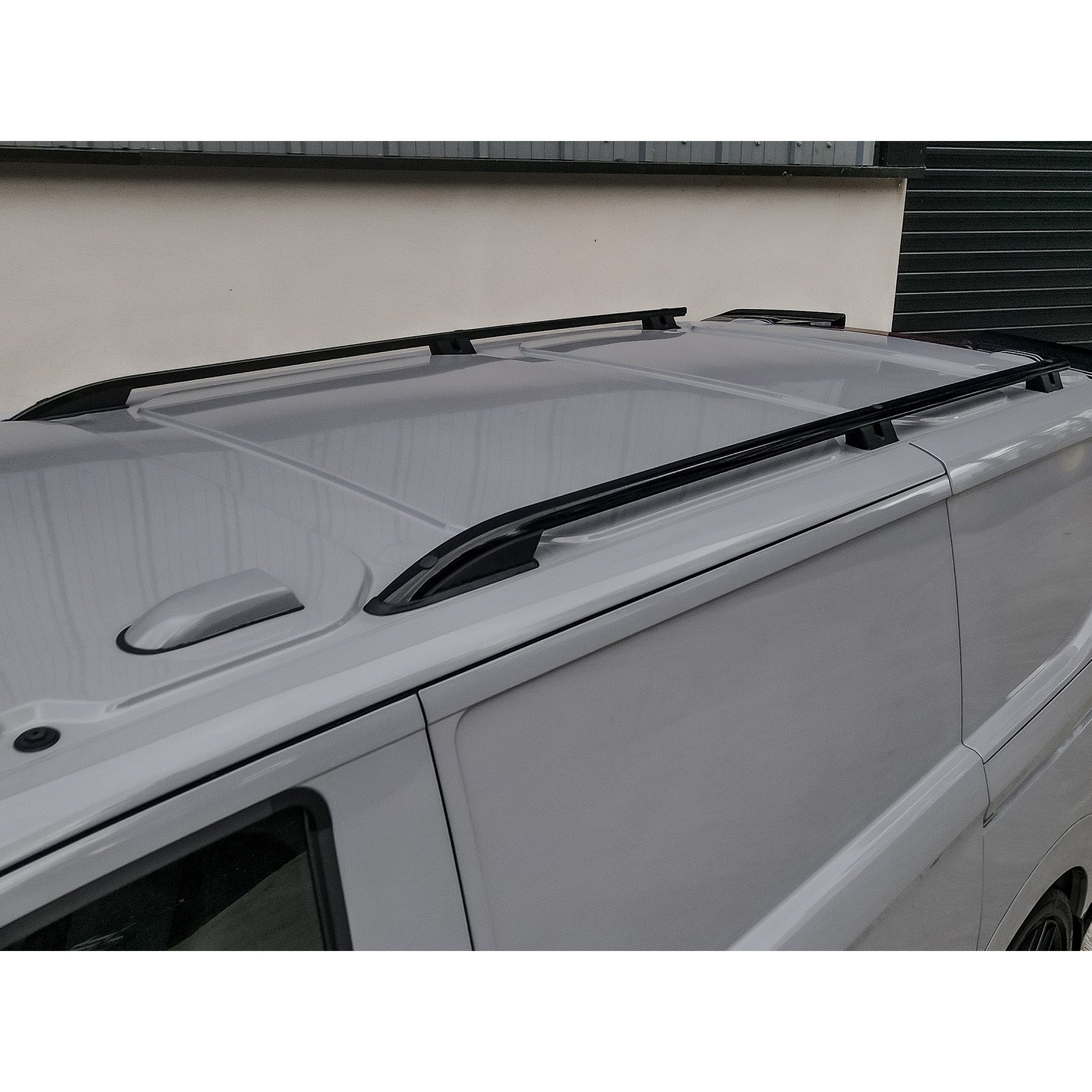 Ford Transit Custom 2024+ SWB Sport Style Roof Rails In Black