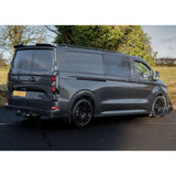 Ford Transit Custom MK2 2024 on V1 Rear Spoiler In Gloss Black For Barn Door