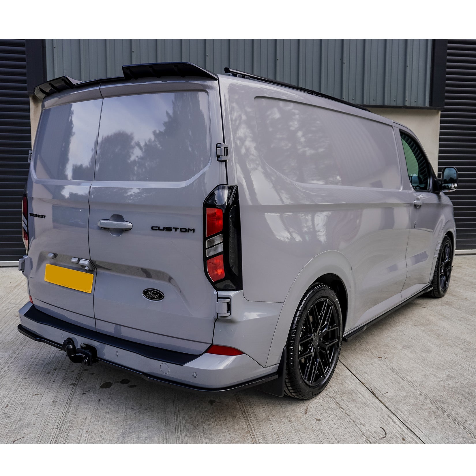 Ford Transit Custom MK2 2024 on SWB Side Skirt Splitters V2 In Gloss Black