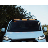 Ford Transit Custom MK2 2024 on Luminex Roof Light Pod With Amber Strobe Gloss Black