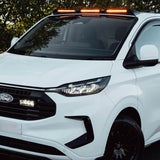 Ford Transit Custom MK2 2024 on Luminex Roof Light Pod With Amber Strobe Gloss Black