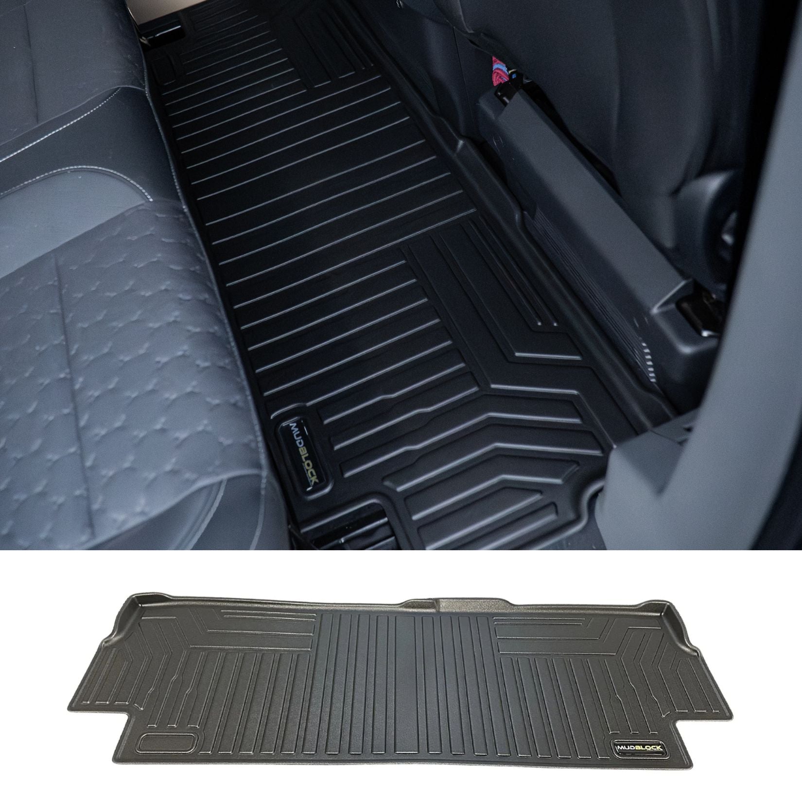 Ford Transit Custom Double Cab 2023 On Tailored Mudblock Rear Mat (Middle)