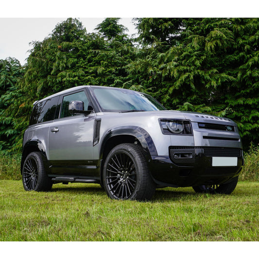 Land Rover Defender 90 L663 2020 On Oe Style Running Boards - Pair - In Black