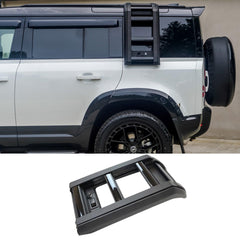 Land Rover Defender L663 90 / 110 / 130 2020 On Oem Style Side Roof Ladder Gloss Black