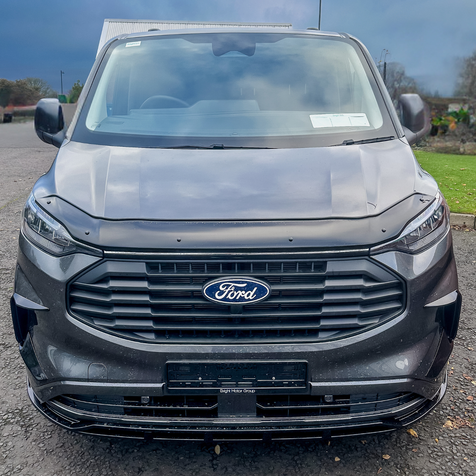 Ford Transit Custom 2023 On STX Bonnet Guard Protector – Black