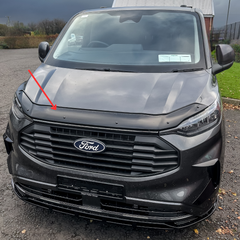 Ford Transit Custom 2023 On STX Bonnet Guard Protector – Black