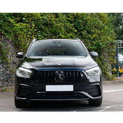 Mercedes Gla X247 2020+ - Front Grill - Panamericana Gt-r Style - All Black