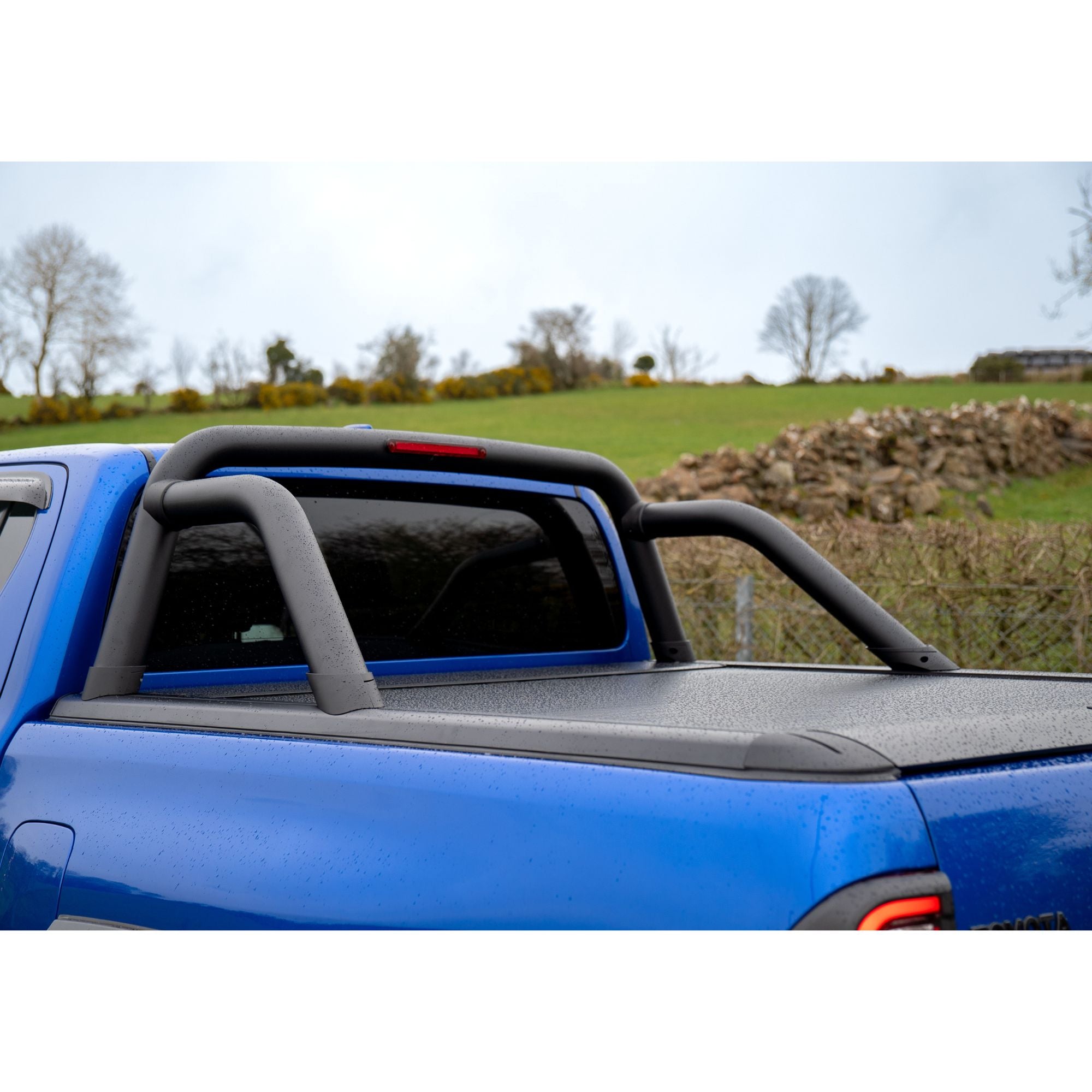 Nissan Navara Np300 / Ford Ranger / Toyota Hilux Double Cab - Ridgeback Roll Bar For Rtc In Black