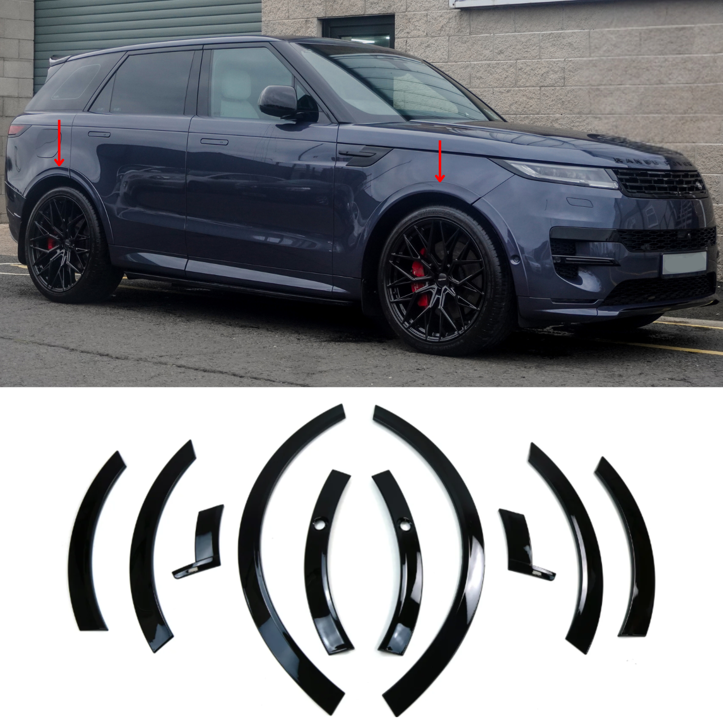 Range Rover Sport L461 Wheel Arches In Gloss Black – Storm Xccessories