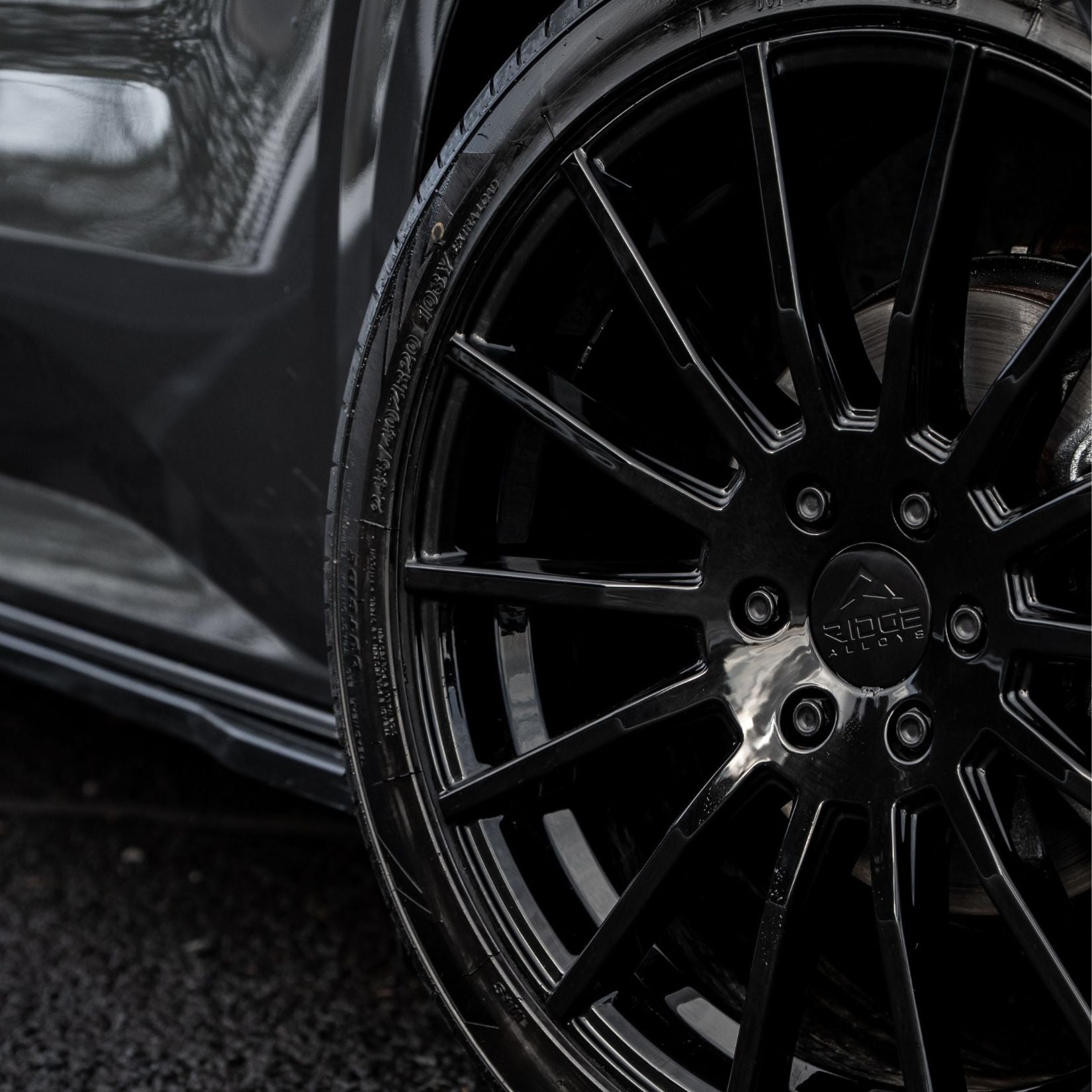 Ridge KN14 Gloss Black 6X120 20 Inch Alloys