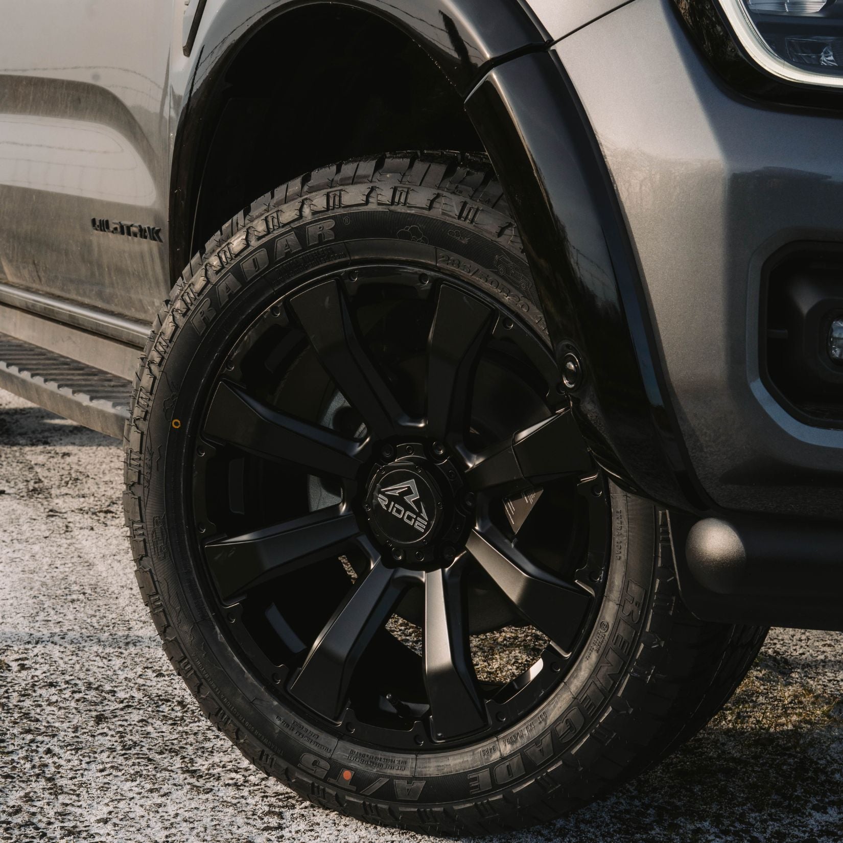 Ridge KN6 Satin Black 6X139.7 20 Inch Alloys