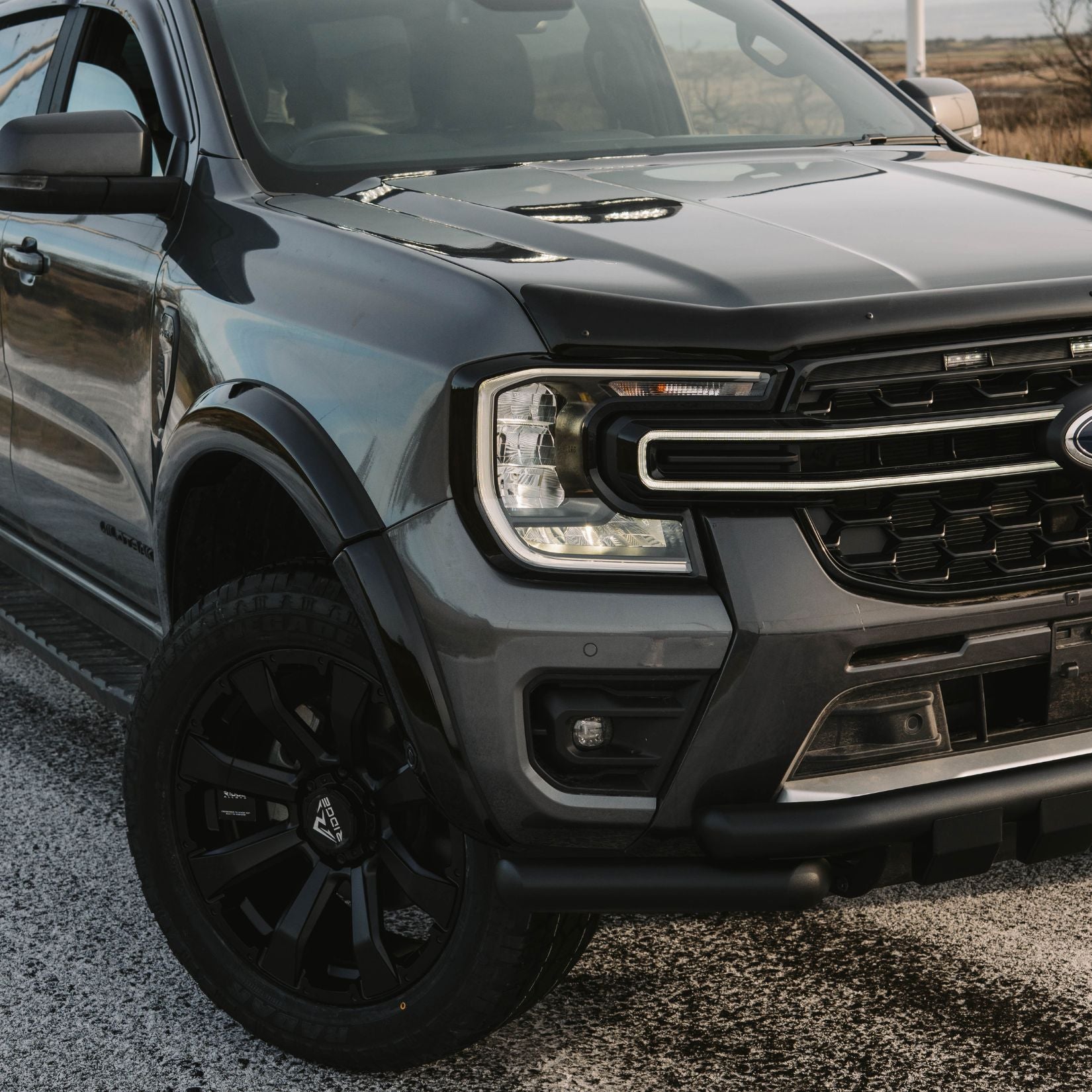 Ridge KN6 Satin Black 6X139.7 20 Inch Alloys