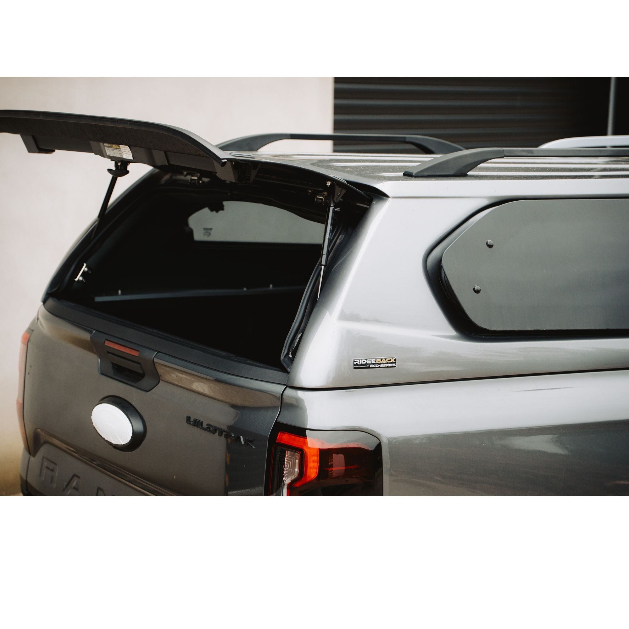 Ridgeback Eco Hardtop For Ford Ranger T9 2023 On Double Cab Carbonised Grey PN4JA