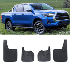 Toyota Hilux Mk8 2016 On - Double Cab Mud Flaps - 4pcs Set