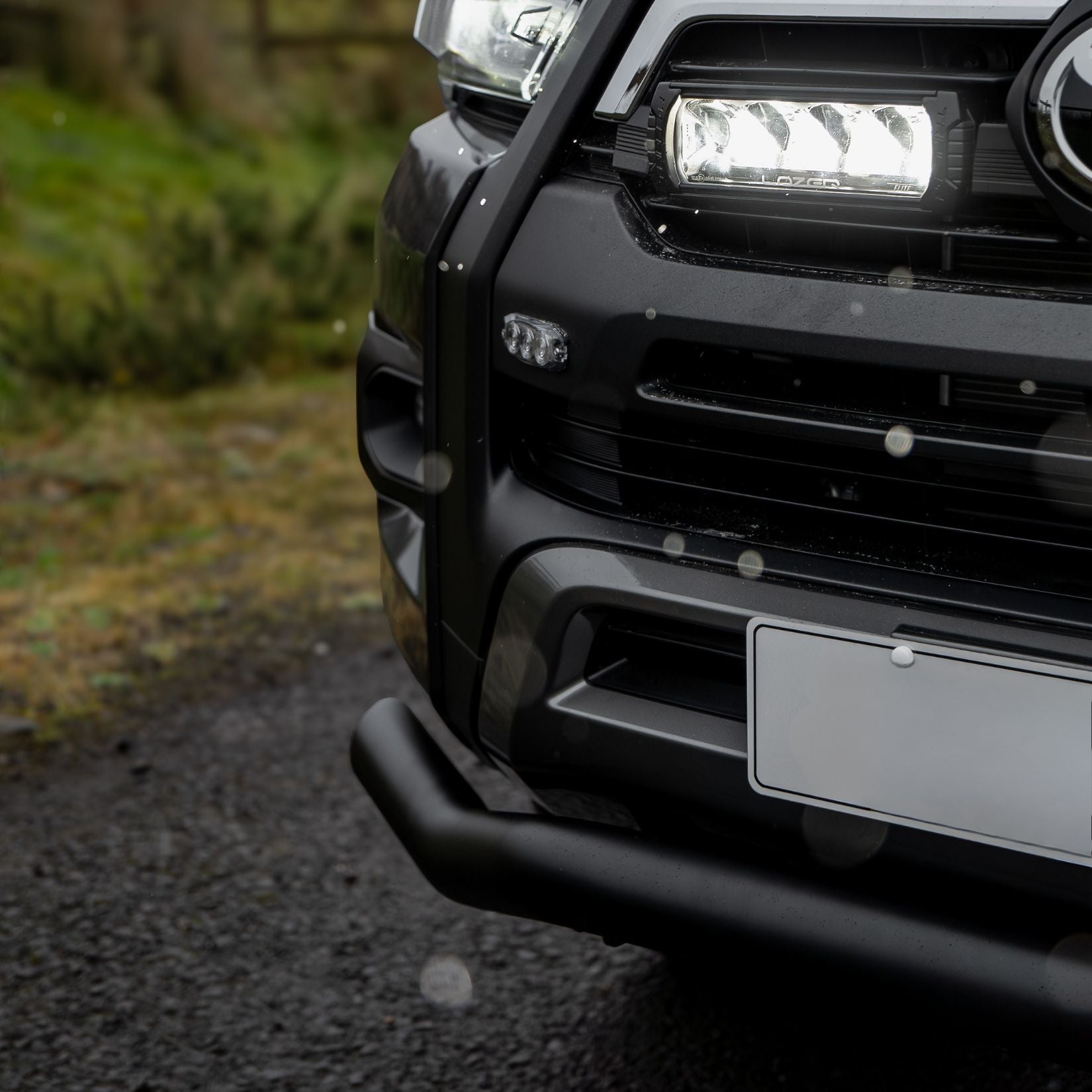 Toyota Hilux Mk8 2016 On Stx Powder Coated Spoiler Bar - 70mm - Black