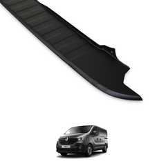 Renault Trafic 2014-2019 Rear Bumper Protector Cover In Black