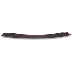 VW Caddy 2015-2020 V2 Rear Bumper Protector Cover In Black