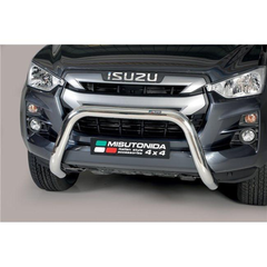 Isuzu D-max 2021 - 2024 Misutonida Eu Approved Front Bar - Stainless - 76mm
