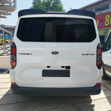 Ford Transit Custom 2023+ Trend & Limited Tailgate Rear Roof Spoiler - Gloss Black