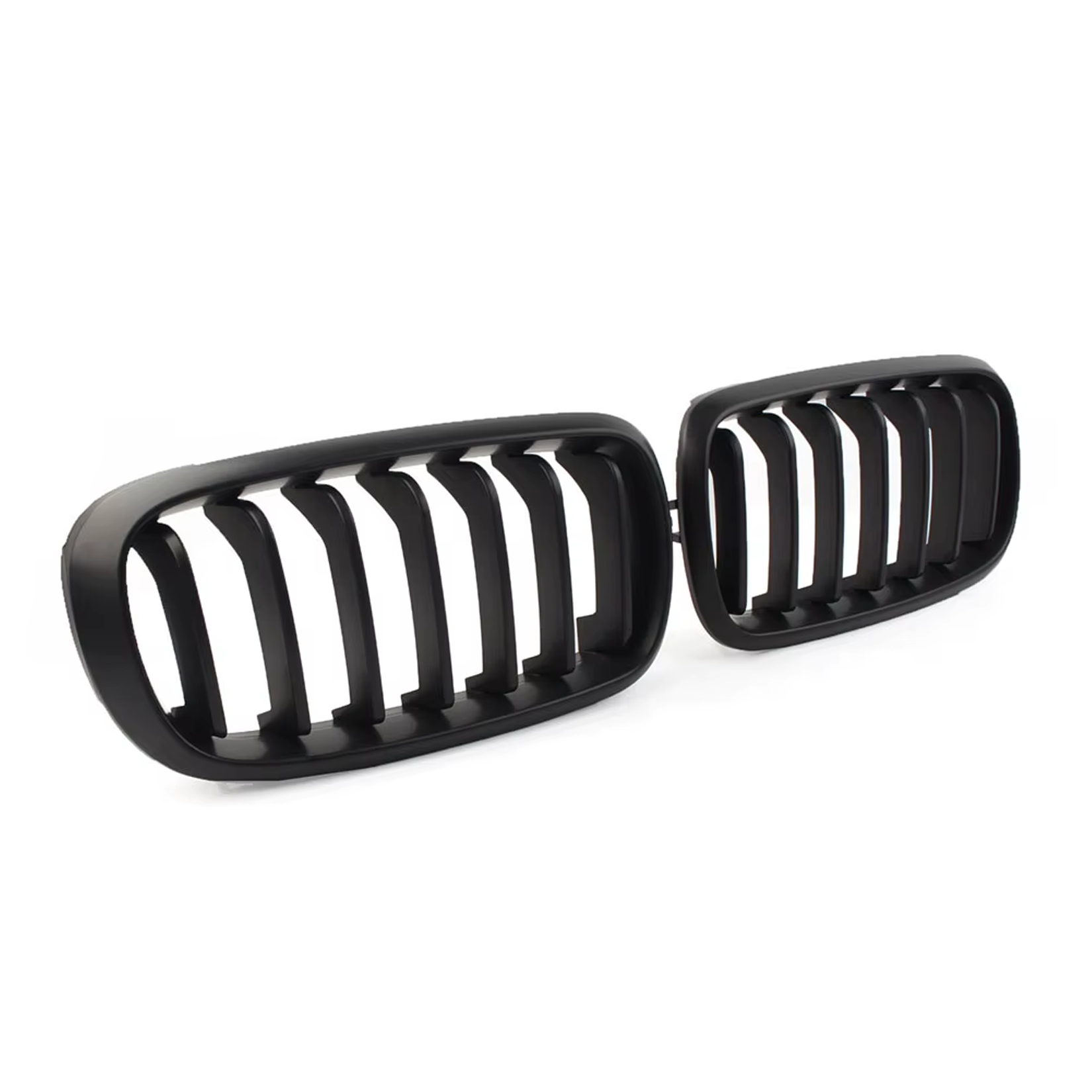 Bmw X5 F15 2013-2018 - Matte Black Front Grill - Solid Slat