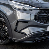 Ford Transit E Custom & PHEV MK2 2024 on Front Aero Canard Loops In Gloss Black