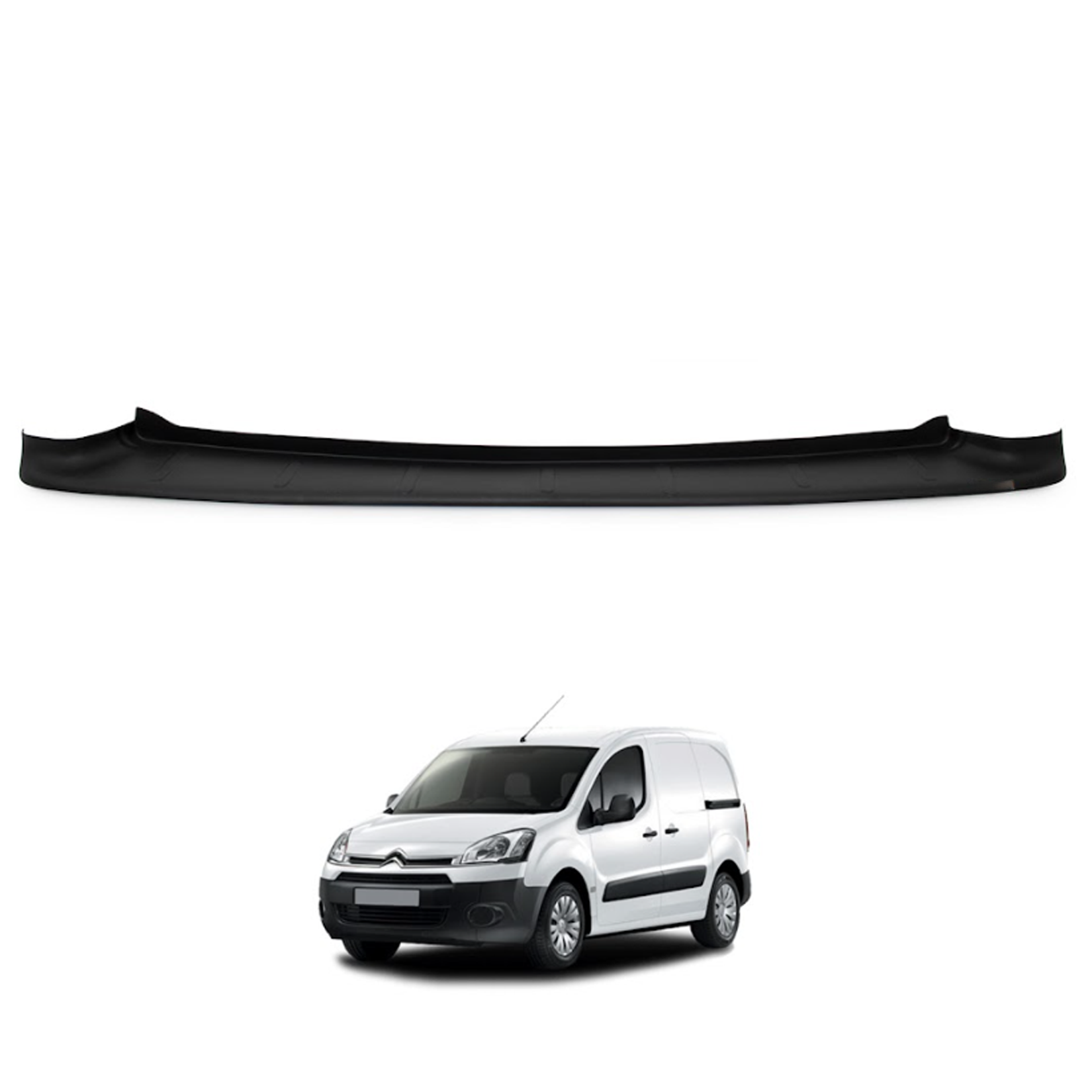 Citroen Berlingo - Peugeot Partner - 2008 On Stx Rear Bumper Protector - Black