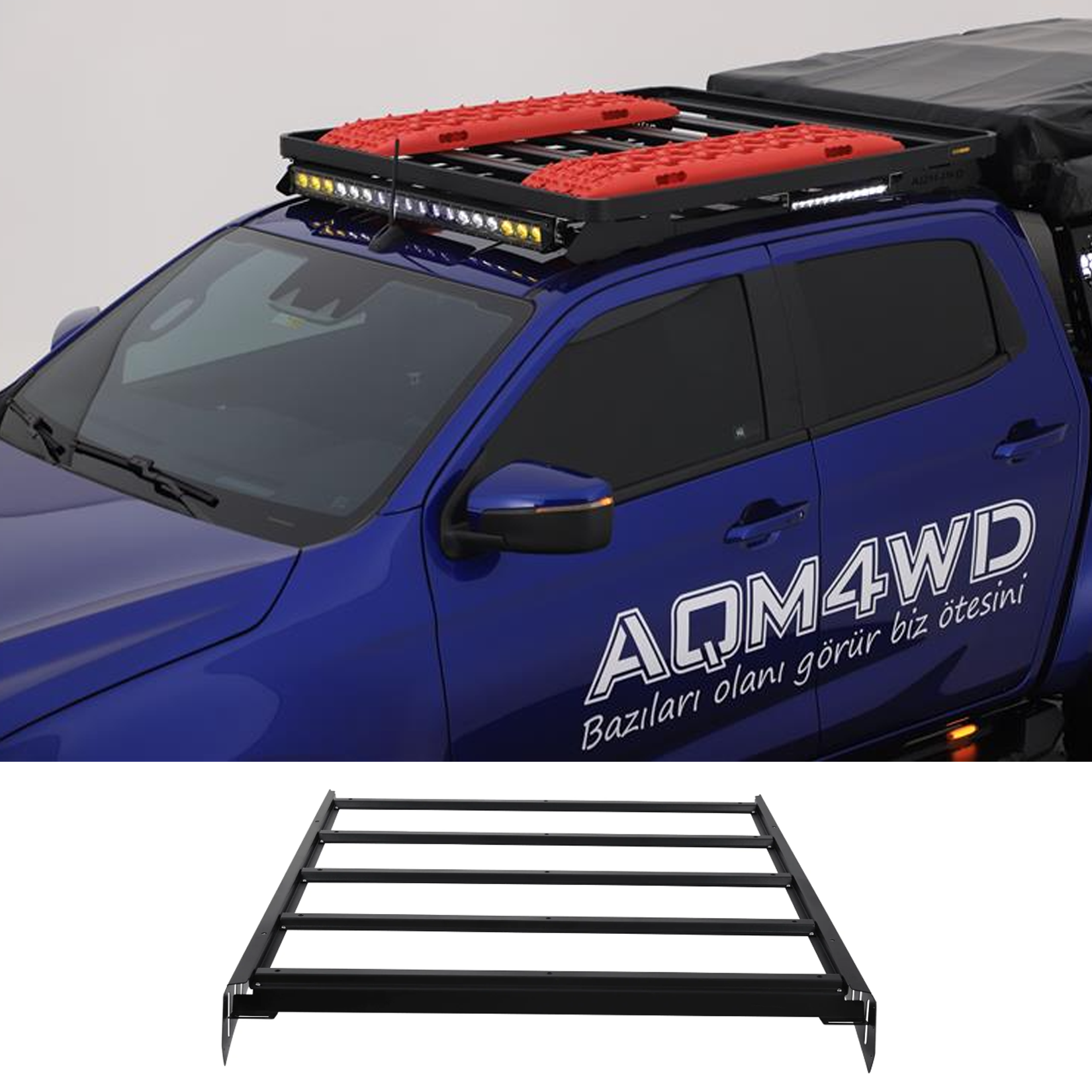 Isuzu D-Max 2020+ Roof Rack In Black