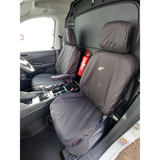 Ford Transit Connect 2024+ Front Seat Covers With Armrests - Pair - Black