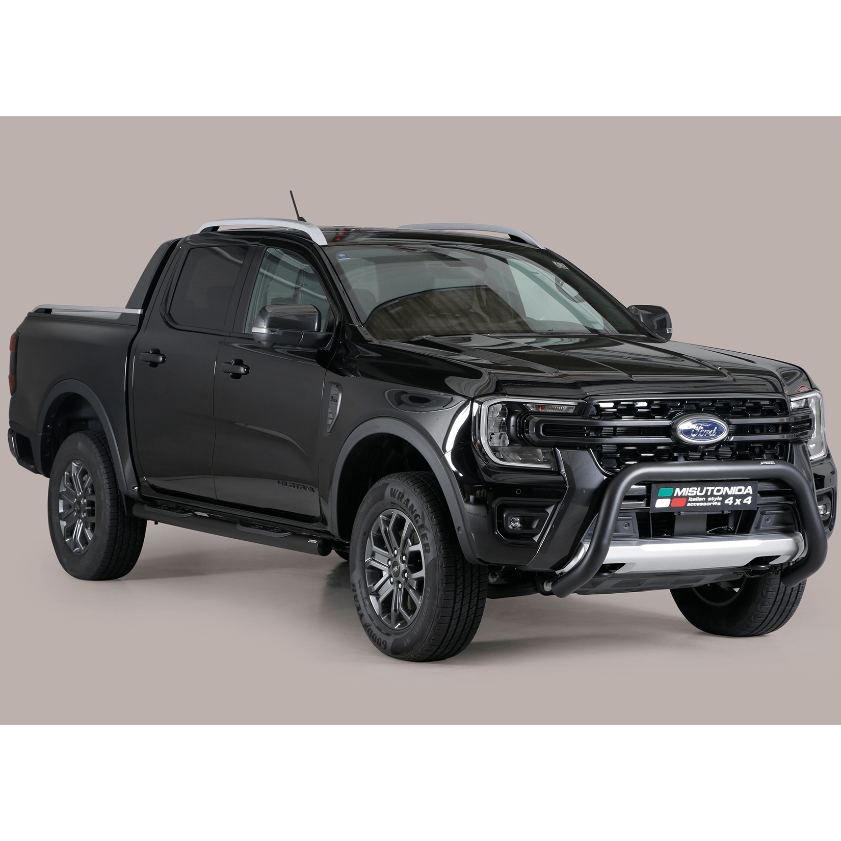 Ford Ranger T9 2023 On Misutonida Ec Approved Front Bar - 76mm - Black