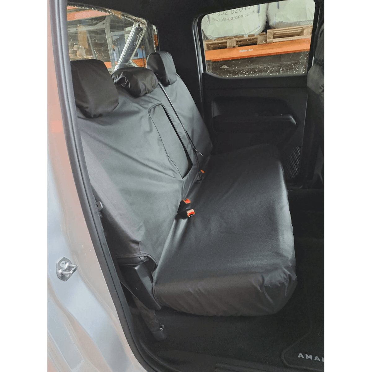 Vw Amarok 2023+ Double Cab Rear Seat Covers - Pair - Black