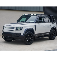 Land Rover Defender L663 110 2020 On - Full Exterior Moulding Set (10pc) In Gloss Black