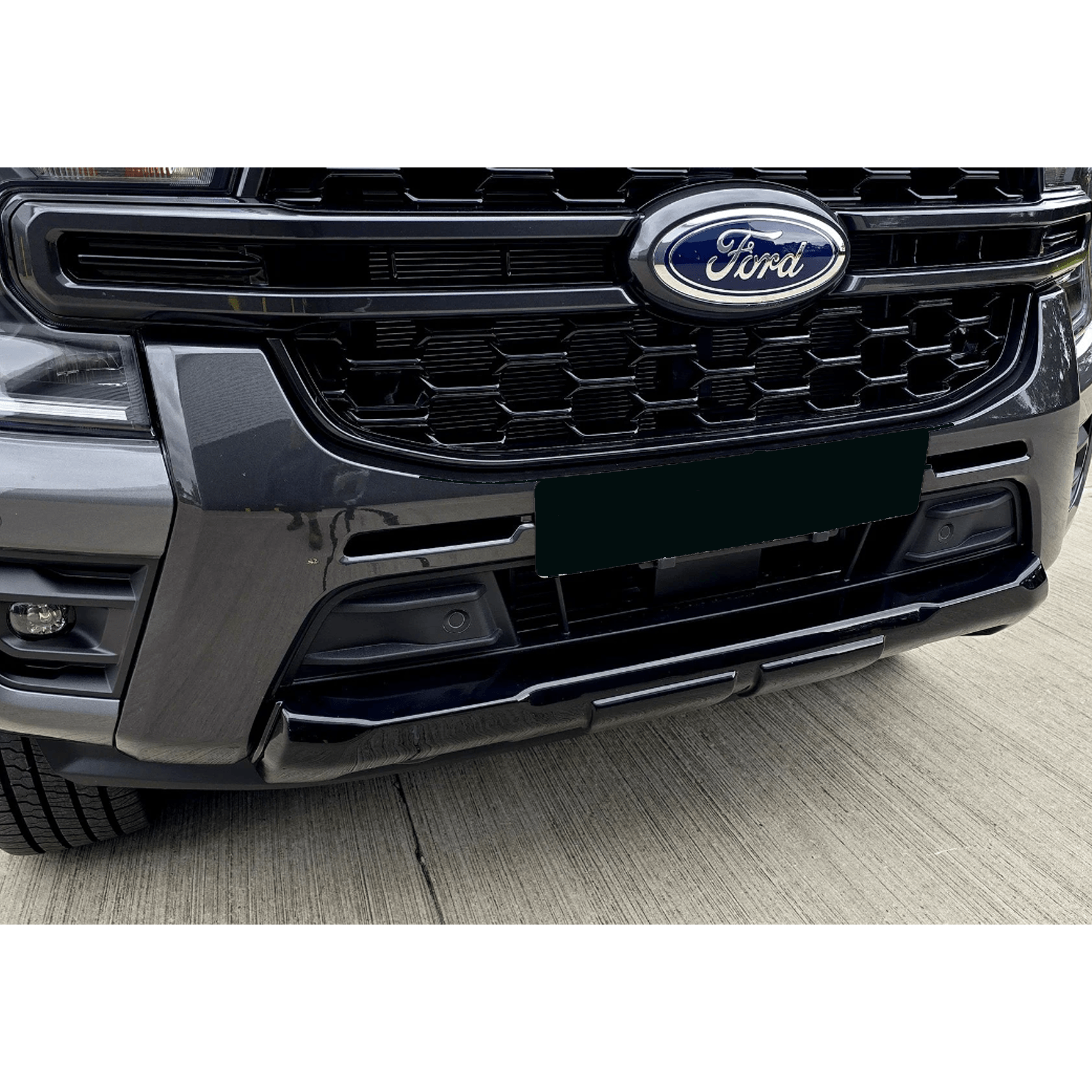 Ford Ranger 2023+ Replacement Front Lower Bumper Cover in Gloss black