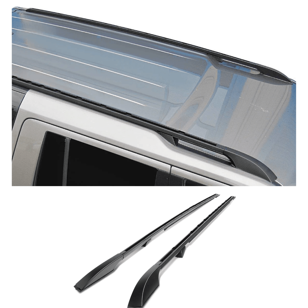 Land Rover Discovery 4 Oe Style Roof Bars In Black - Pair