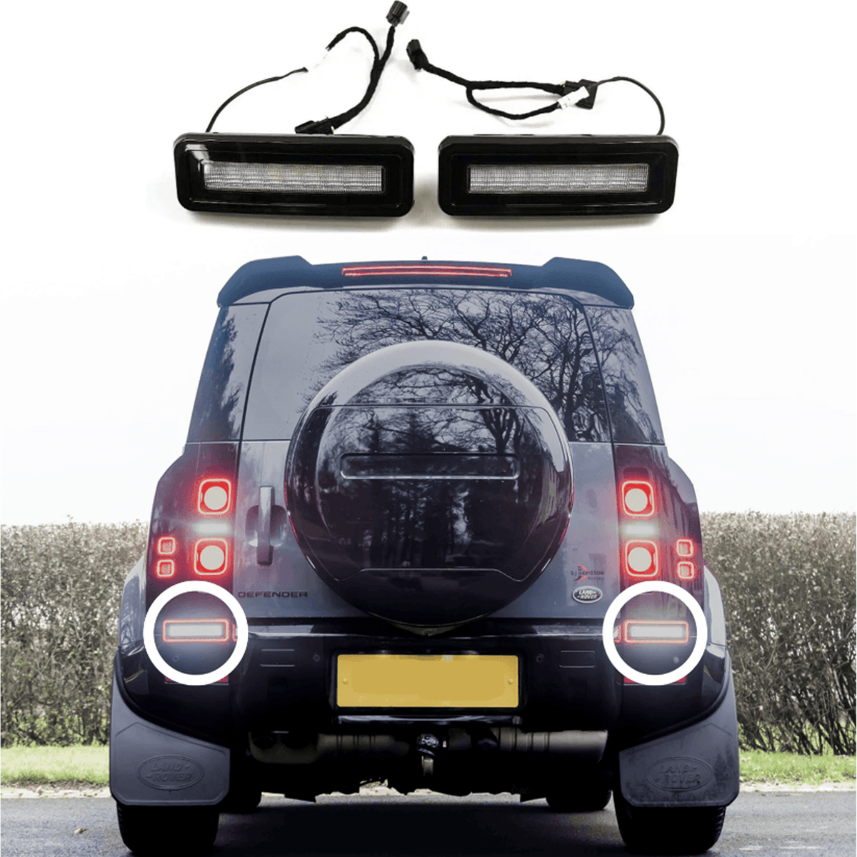 Land Rover Defender L663 90 /110 / 130 2020 On - Reverse Lights Upgrade