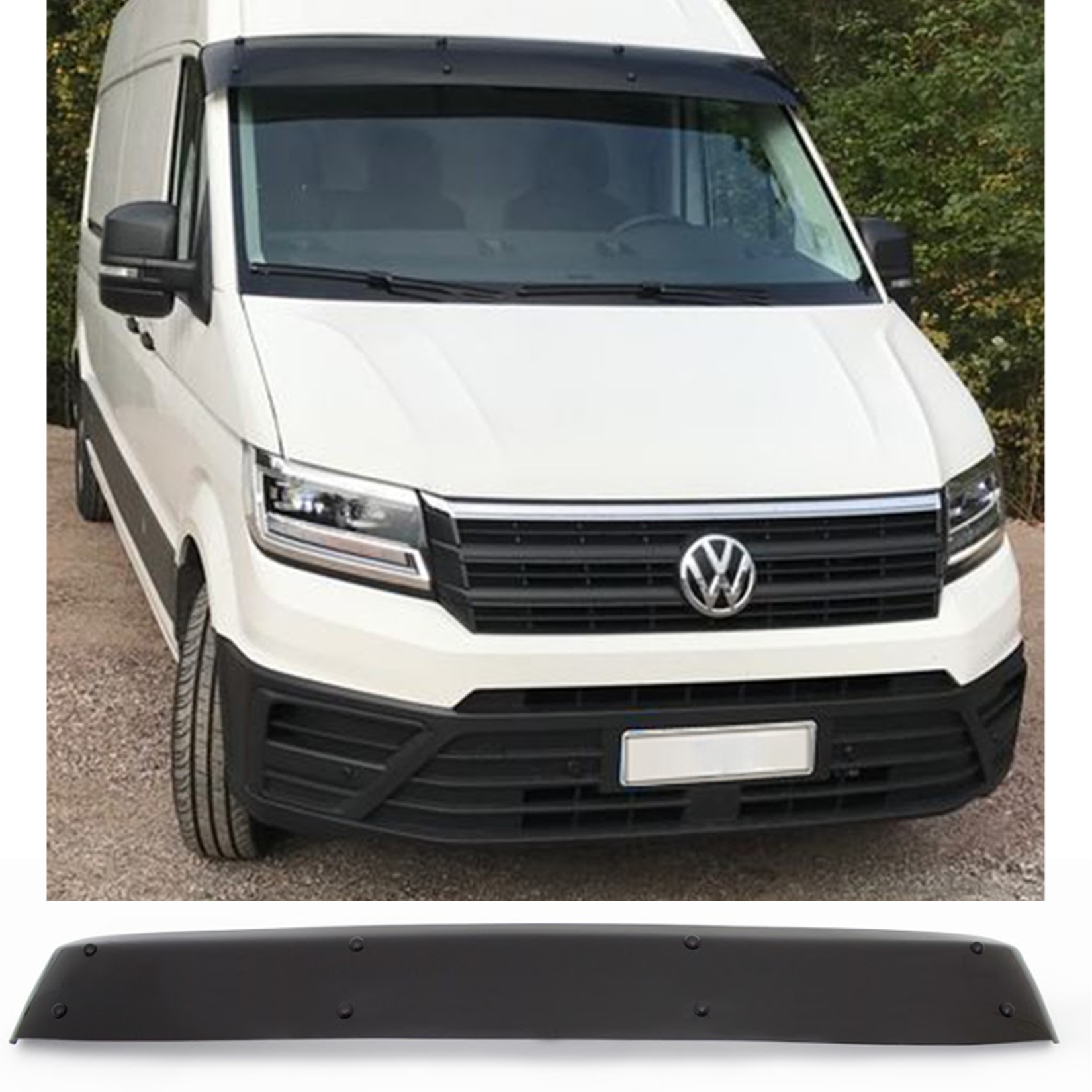 Vw Crafter 2017 On / Man Tge 2017 On Stx Sun Visor - Black