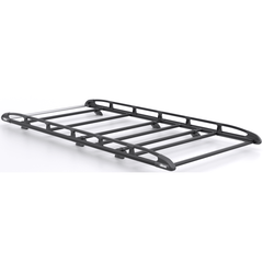 Rhino KammRack Black Aluminium Van Roof Rack - Ford Transit Custom 2023 On LWB Low Roof (L2H1) Twin Rear Doors