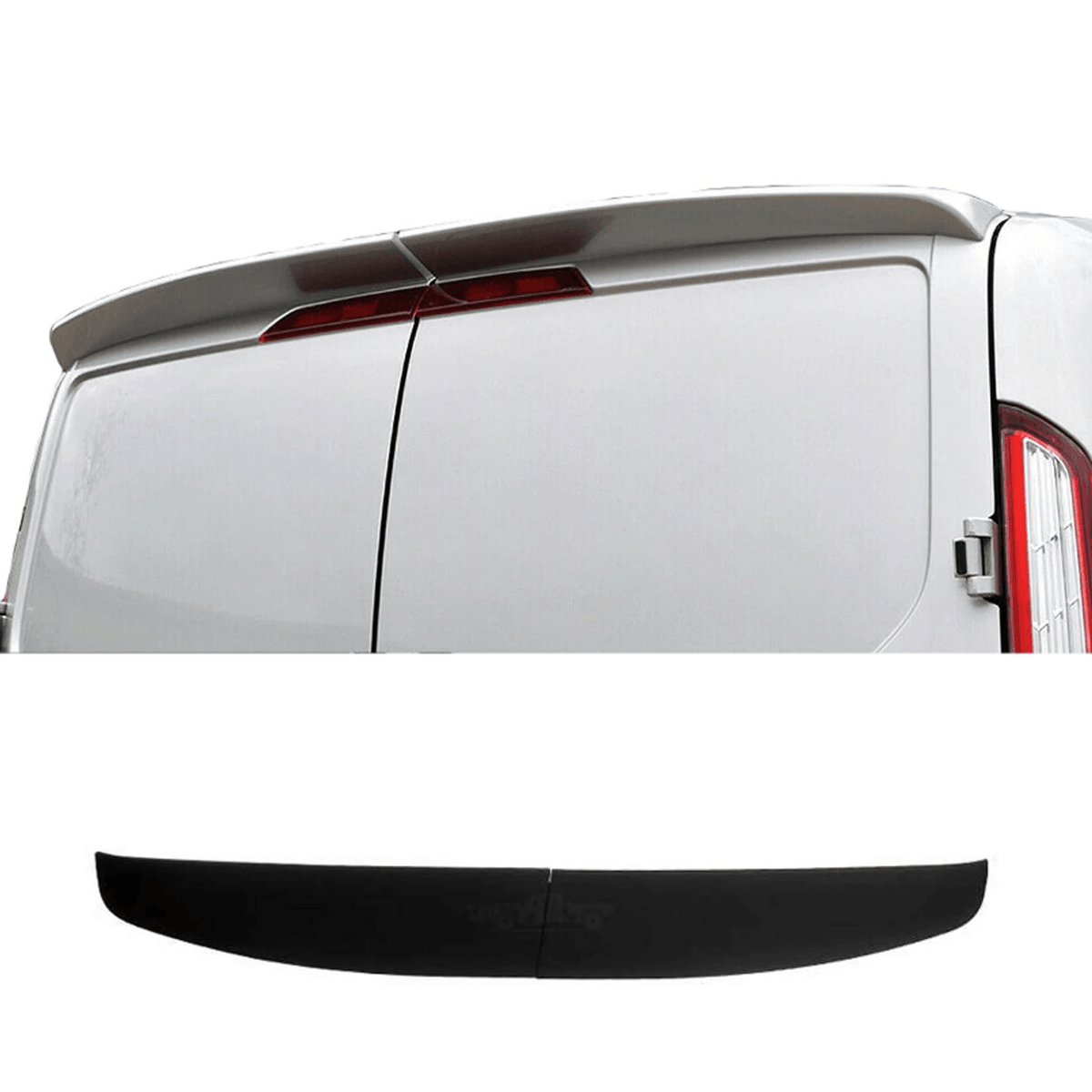 Ford Transit Custom - 2012 - 2024 - Rear Spoiler - Barn Doors - Unpainted