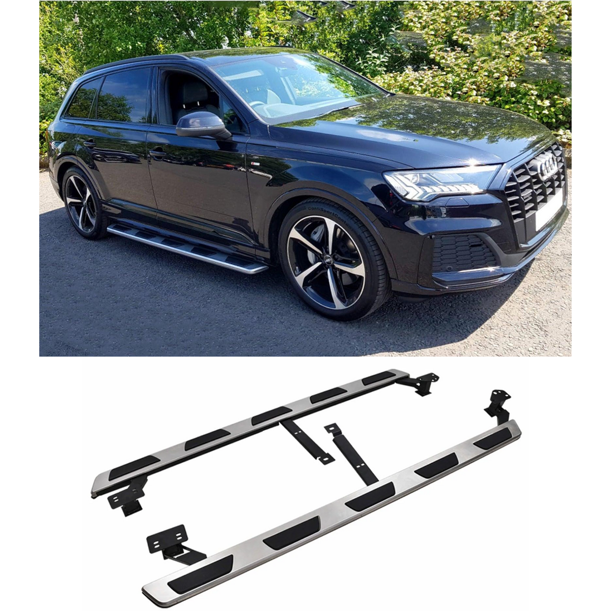 Audi Q7 2016 On - Stx Side Steps Oem Style Running Boards