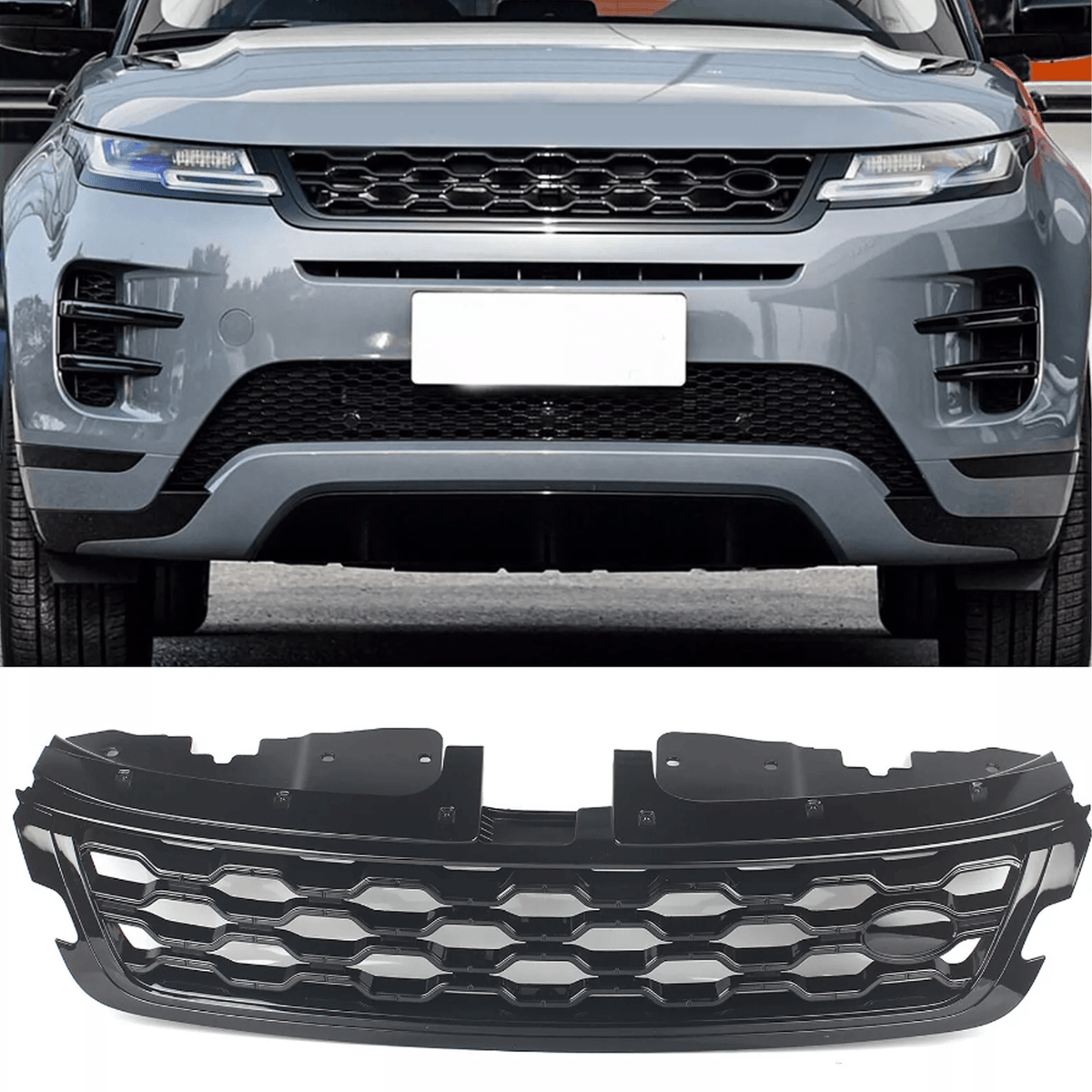 Range Rover Evoque 2020 On Front Grille - Gloss Black